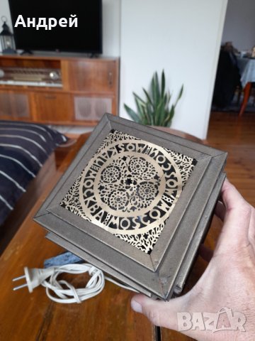 Стара декоративна лампа #5, снимка 5 - Антикварни и старинни предмети - 43091412