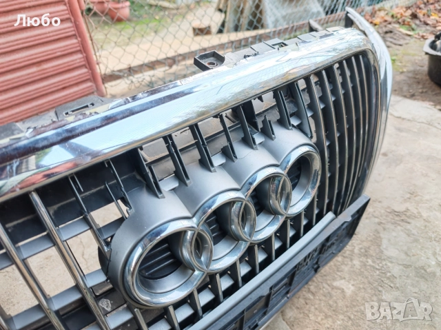 Предна броня оборудвана с маска за Ауди А6 ц6 4ф оуроуд Audi A6 c6 4f allroad, снимка 6 - Части - 52458482