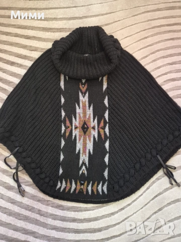 Красиво топло пончо