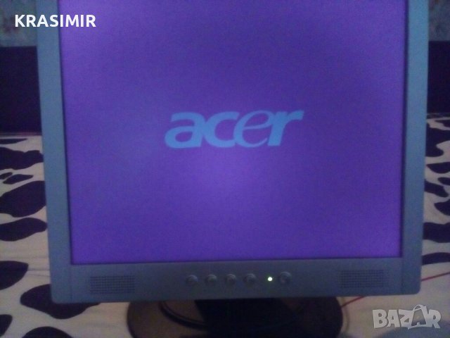 LCD Монитор"ACER"-17"инча., снимка 3 - Монитори - 40055175