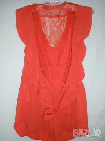 Туника  потник елегантна с дантела IPEKYOL, снимка 1