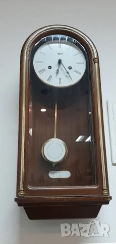 Стенен часовник Franz Hermle, снимка 4 - Антикварни и старинни предмети - 43740412