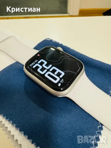 Apple Watch Series 8 LTE 45mm Silver, снимка 6 - Смарт часовници - 47817034