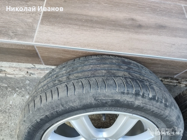 Джанти SUBARU 16 цола 2 броя с летни гуми, снимка 5 - Гуми и джанти - 52037277