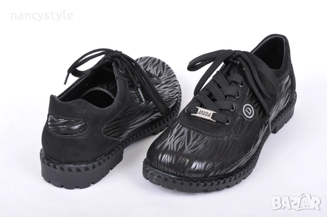 НОВО! Дамски ниски обувки от естествена кожа, снимка 3 - Дамски ежедневни обувки - 51719429