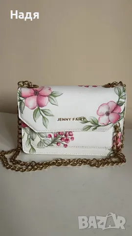 Нова дамска чанта с флорален мотив