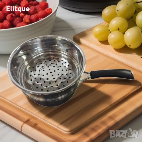 Многофункционална тенджера касерола от неръждаема стомана "Готвене на пара добавка в комплекта ", снимка 8 - Други - 52894808