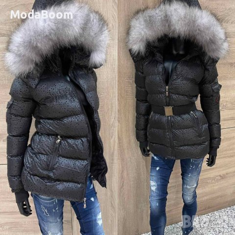🤩Moncler маркови дамски стилни червени, бели и черни зимни якета Монклер🤩, снимка 5 - Якета - 43178616