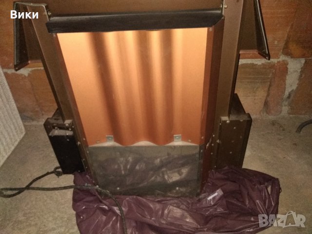 Ретро електрическа печка камина, снимка 7 - Отоплителни печки - 33579898