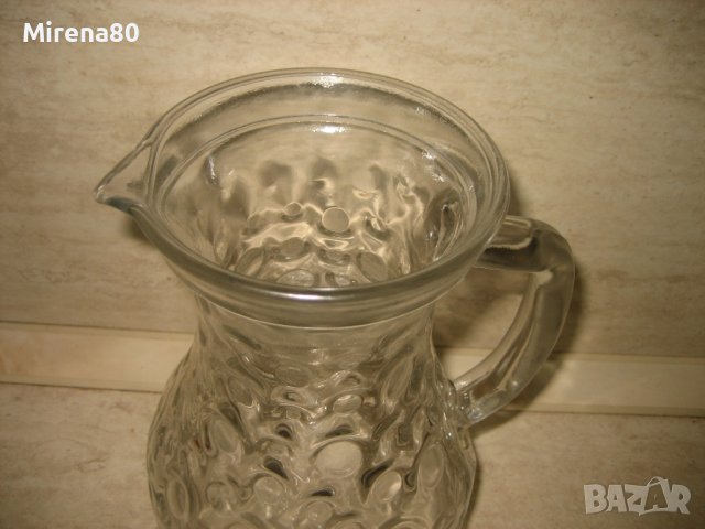 Ретро стъклена кана, снимка 2 - Други - 39563902