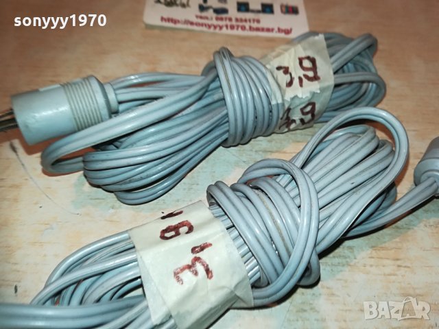 *GRUNDIG GERMANY 2х3.9м кабели за колони 0604212046, снимка 2 - Тонколони - 32452071