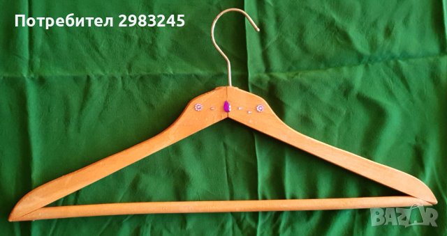 Комплект от 6 броя дървени декорирани закачалки за дрехи , снимка 4 - Други - 43552762