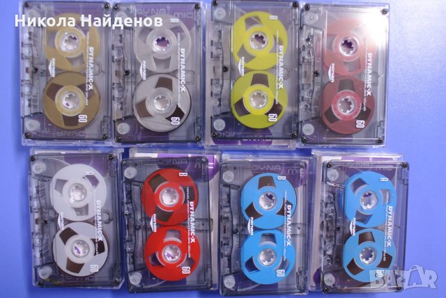 Аудио касети Reel to Reel ЧИСТО НОВИ Dynamic-x Цеветни DIY