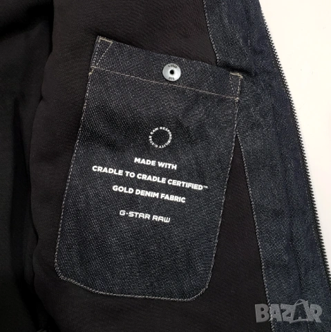 G-STAR RAW P3 Denim Jacket D22558 Дънково Яке Ново без Етикет S-M, снимка 8 - Якета - 53191785