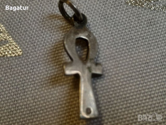 Стар анкх,сребро,емайл, кръст, снимка 5 - Колиета, медальони, синджири - 43644980