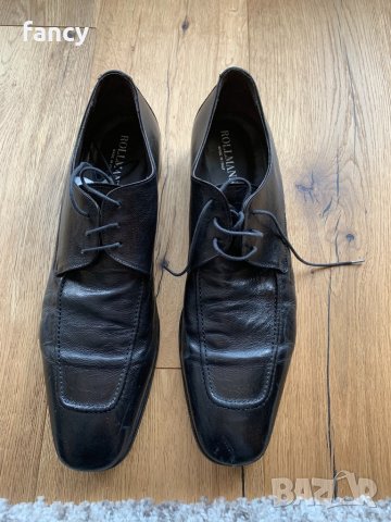 Елегантни черни обувки Rollmann, снимка 3 - Официални обувки - 32407844