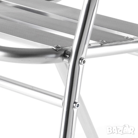 Алуминиев стол Muhler, 54x55xH74см, снимка 5 - Други стоки за дома - 52137984