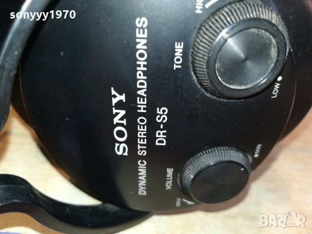 SONY DR-S5 HIFI HEADPHONES-ВНОС SWISS 2012211222, снимка 3 - Слушалки и портативни колонки - 35196650