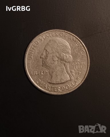 25 цента САЩ 2012 Парка ,,Денали" щата Аляска 1/4 долар Америка , снимка 1 - Нумизматика и бонистика - 43633262