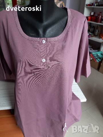 Дамска пижама с къс ръкав размер 4 ХЛ , снимка 4 - Пижами - 18102708