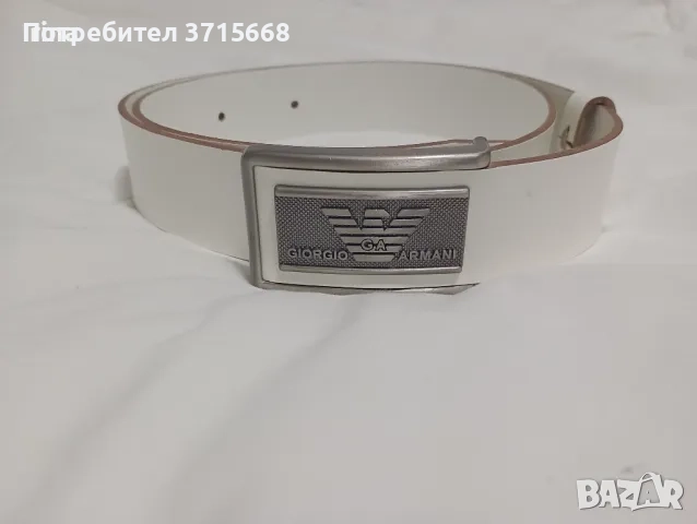 Кожен Колан ARMANI, снимка 2 - Колани - 51937411