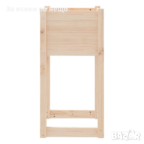 Плантери, 2 бр, 40x40x81 см, борово дърво масив Код P1104, снимка 7 - Градински мебели, декорация  - 51449794