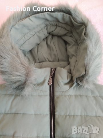 Синьо-зелено зимно дамско яке 44 номер (М/Л размер), Спиди, снимка 8 - Якета - 43197616