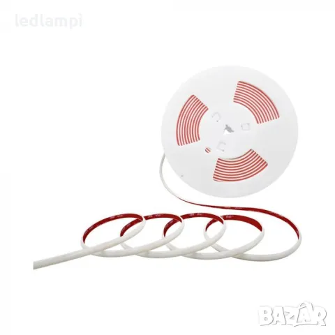 LED лента COB 220V IP65 286LED Топло Бяла Светлина 5m/ролка