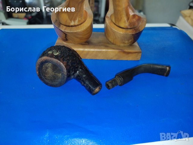 Лула за тютюн real briar заедно със стойка за две лули, снимка 6 - Лули - 40290977