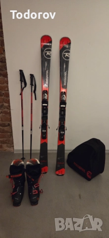 Комплект Ски, ски обувки и щеки Rossignol