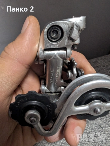 Ретро Шосеен Дерайльор Campagnolo Nuovo Record, снимка 6 - Части за велосипеди - 52464289