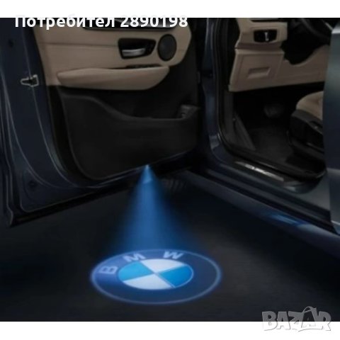LED лого проектор за врати, 2 бр. Mercedes/ BMW/ Volkswagen, снимка 3 - Други - 43865623