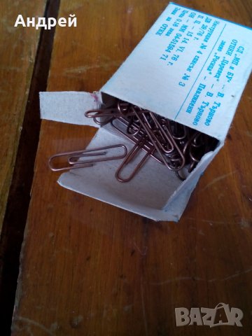 Стара кутия кламери, снимка 4 - Антикварни и старинни предмети - 28082446