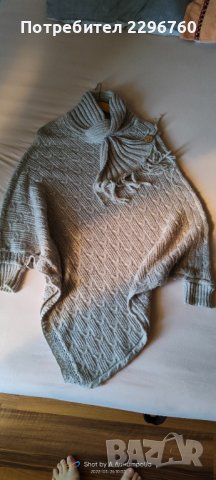 Пелерина с ръкави, снимка 2 - Палта, манта - 36879430