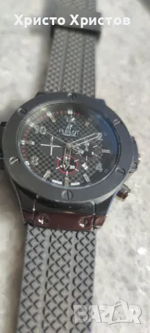 Мъжки луксозен часовник Hublot Black Limited Edition , снимка 5 - Мъжки - 47363028