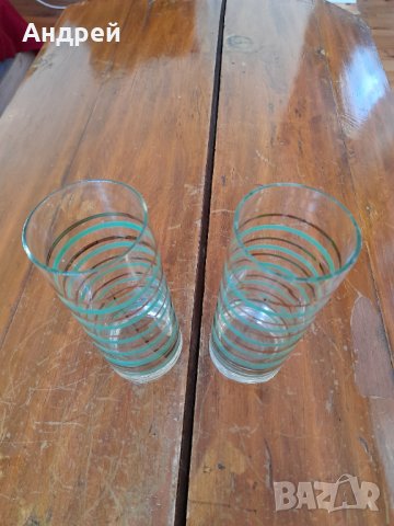 Стара стъклена чаша,чаши #5, снимка 3 - Антикварни и старинни предмети - 34634300