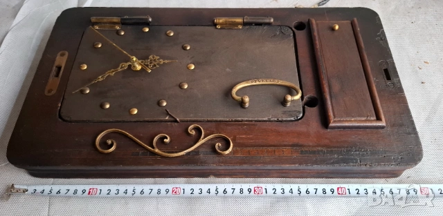 Дизайнерски Стенен Часовник с Тайно Отделение, снимка 5 - Антикварни и старинни предмети - 53445990