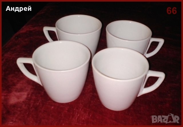 Комплект от 4бр. чаени/кафени чаши с „изчистен“ вид