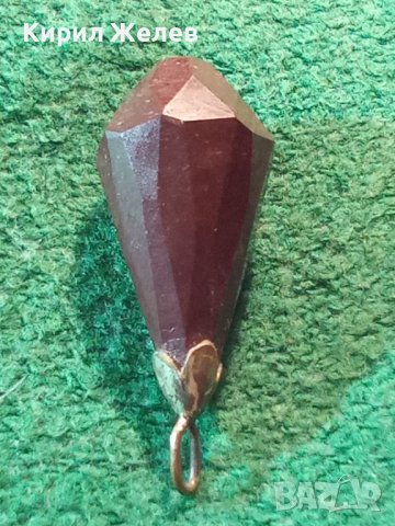 СТАР СКЪПОЦЕНЕН АРТ ДЕКО РУБИНЕН МЕДАЛЬОН 56521, снимка 8 - Антикварни и старинни предмети - 35596718