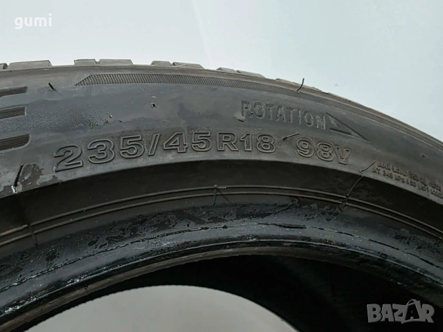 2бр зимни гуми 235/45/18 BRIDGESTONE L04937, снимка 4 - Гуми и джанти - 53493787