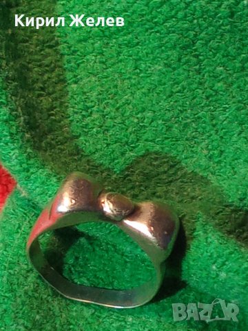СТАР РЕТРО ВИНТИДЖ СРЕБЪРЕН ПРЪСТЕН ВИСОКА ПРОБА СРЕБРО РЪЧНА ИЗРАБОТКА СТИЛЕН КРАСИВ 28723, снимка 15 - Пръстени - 37277529