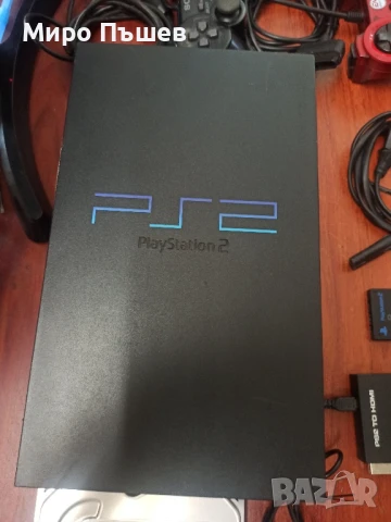 PS2 Fat, 500GB, 2бр. Джойстици и екстри, снимка 1