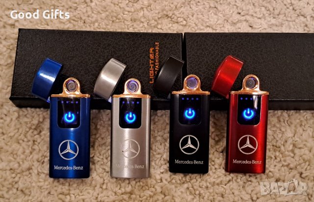 Луксозна Запалка с USB подарък Mercedes BMW VW AUDI, снимка 2 - Подаръци за мъже - 43406623