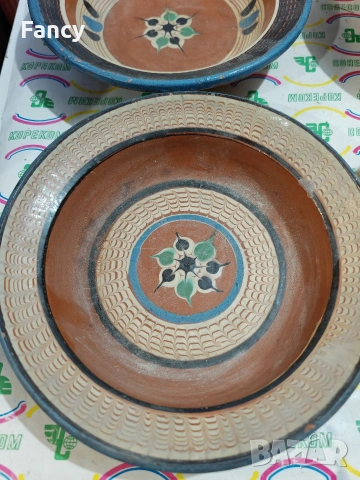 Ръчно рисувани керамични съдове, снимка 4 - Антикварни и старинни предмети - 53155718