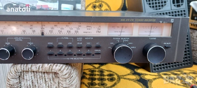 Philips 606 AM-FM, снимка 3 - Ресийвъри, усилватели, смесителни пултове - 51308855