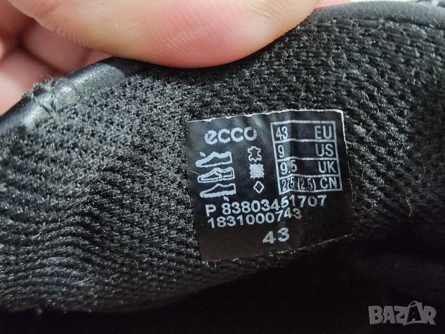 Маркови кожени обувки Ecco Rugged Track Gore-Tex, снимка 8 - Спортни обувки - 34981825