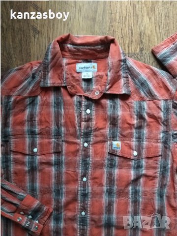 carhartt  - страхотна мъжка риза, снимка 3 - Ризи - 32412934