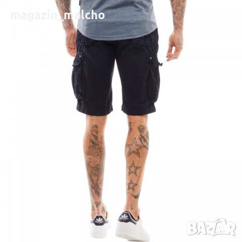 МЪЖКИ КЪСИ ПАНТАЛОНИ – Crosshatch Norbury Twill Cargo Shorts; размер: W30, снимка 2 - Къси панталони - 28576656