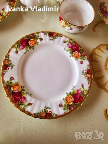 Сервиз за чай/кафе Royal Albert Old County Rose , снимка 8 - Сервизи - 40595857