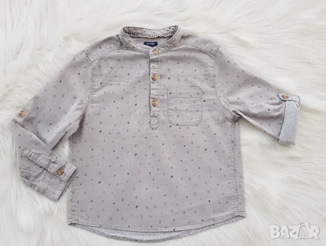 Детска риза 5 години памук и лен